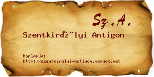 Szentkirályi Antigon névjegykártya